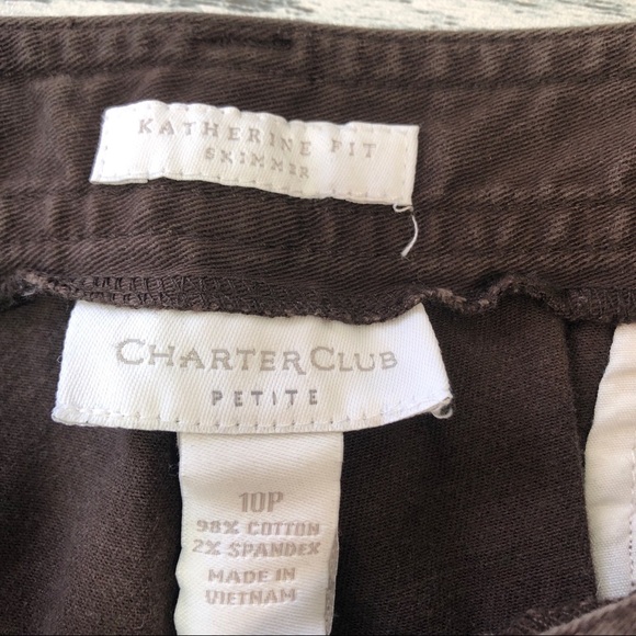 Charter Club Katherine Fit Skimmer Petite 10P - Picture 4 of 8